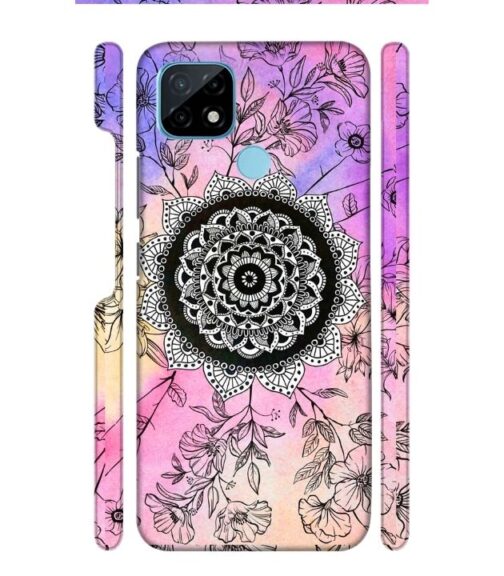 Creative rangoli pattern Realme C21 Mobile Cover