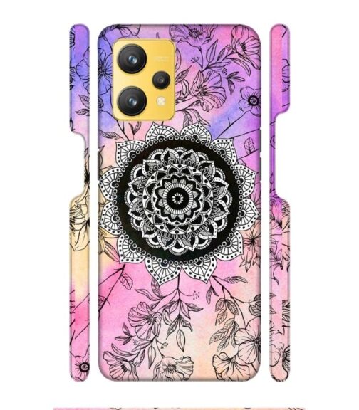 Creative rangoli pattern Realme 9 Mobile Cover