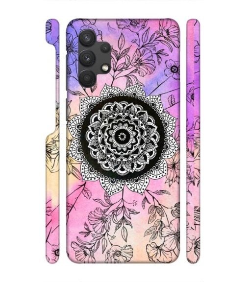Creative rangoli pattern Samsung Galaxy A32 Mobile Cover