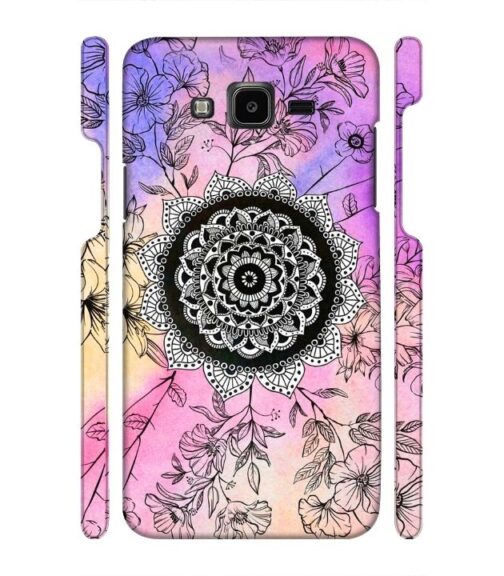 Creative rangoli pattern Samsung Galaxy J7 (2016) Mobile Cover