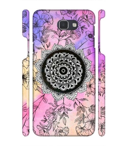 Creative rangoli pattern Samsung Galaxy J7 Prime Mobile Cover