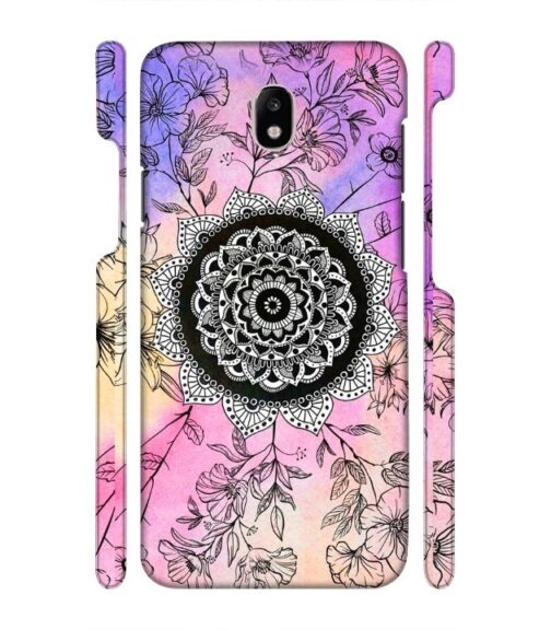 Creative rangoli pattern Samsung Galaxy J7 (2017) Mobile Cover