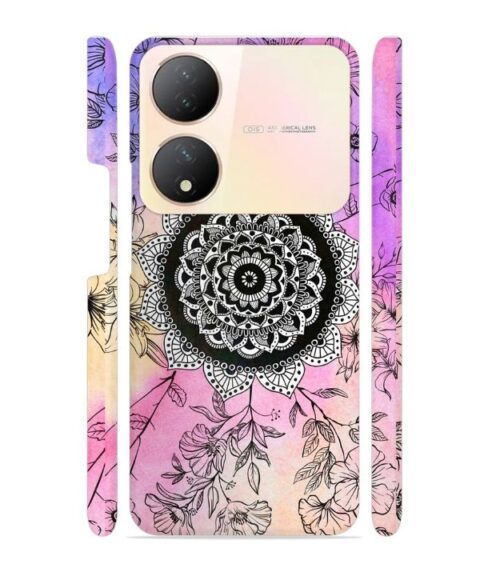 Creative rangoli pattern Vivo Y100 (5G) Mobile Cover
