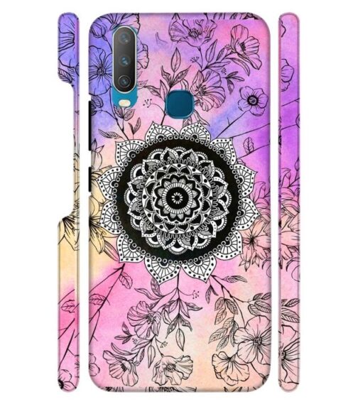 Creative rangoli pattern Vivo Y15 Mobile Cover