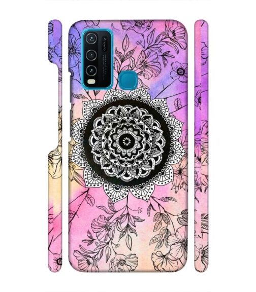 Creative rangoli pattern Vivo Y30 Mobile Cover