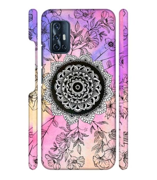 Creative rangoli pattern Vivo V17 Mobile Cover