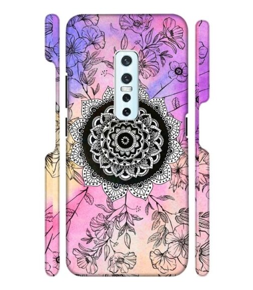 Creative rangoli pattern Vivo V17 Pro Mobile Cover