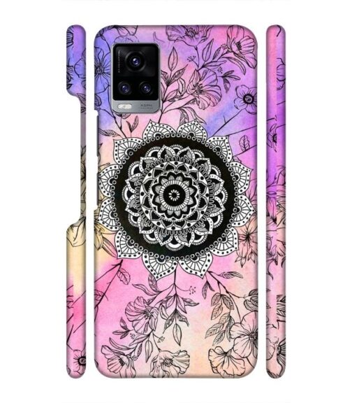 Creative rangoli pattern Vivo V20 Mobile Cover