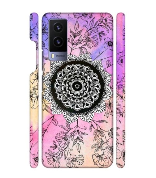 Creative rangoli pattern Vivo V21 E Mobile Cover