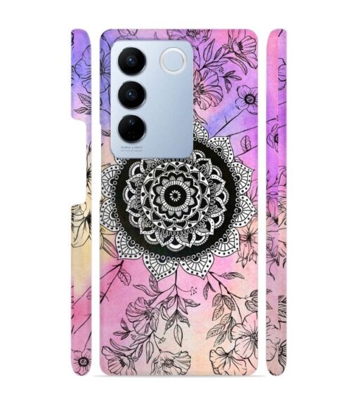 Creative rangoli pattern Vivo V27 5G Mobile Cover