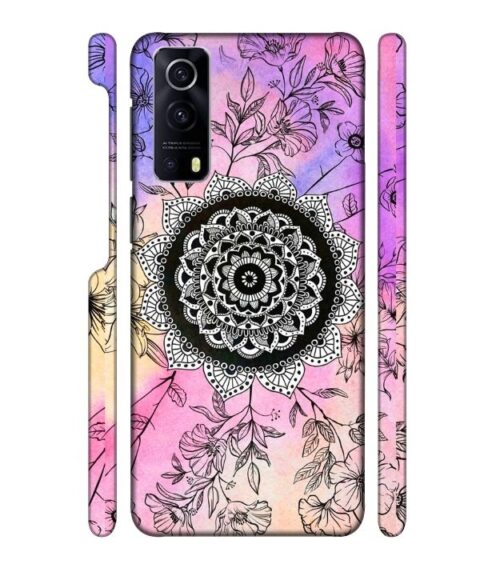 Creative rangoli pattern iQOO Z3 Mobile Cover