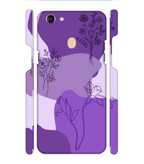 Floral Design graphics Oppo F7 Mobile Cover
