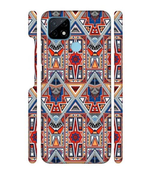 Abstract design Realme C21 Mobile Cover