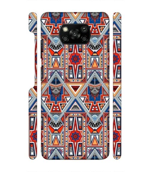 Abstract design Poco X3 Mobile Cover