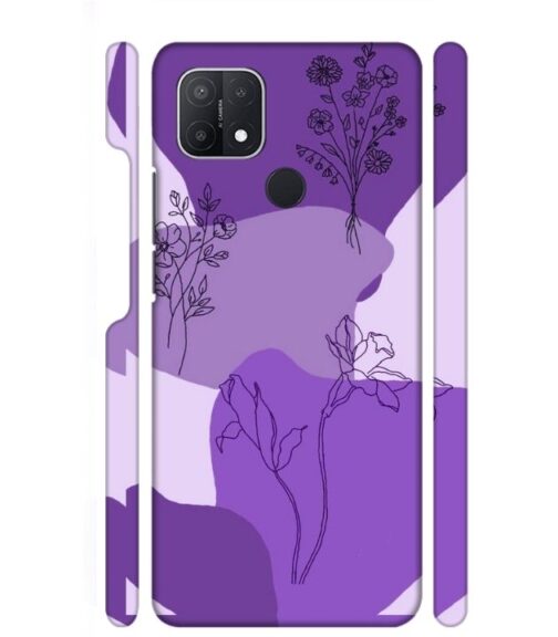 Floral Design graphics Oppo A15 S Mobile Cover