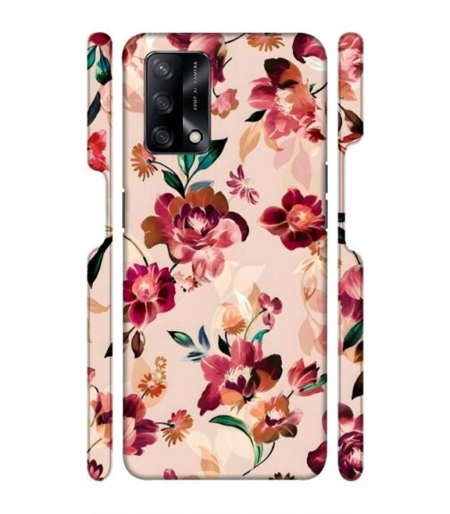 Multicolor Foral pattern Oppo F19 S Mobile Cover