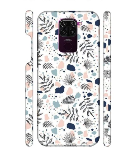 Neural color floral design Redmi Note 9 Mobile Cover