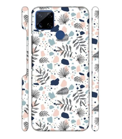 Neural color floral design Realme C15 Mobile Cover