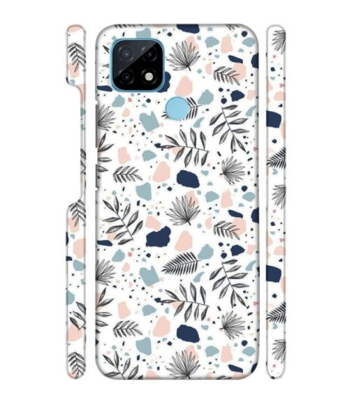 Neural color floral design Realme C21 Mobile Cover