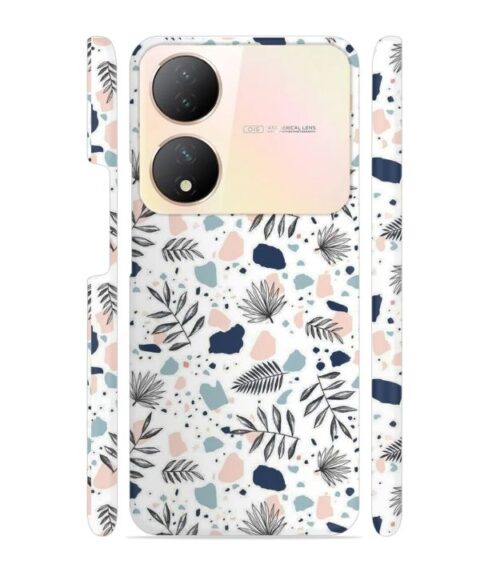 Neural color floral design Vivo Y100 (5G) Mobile Cover