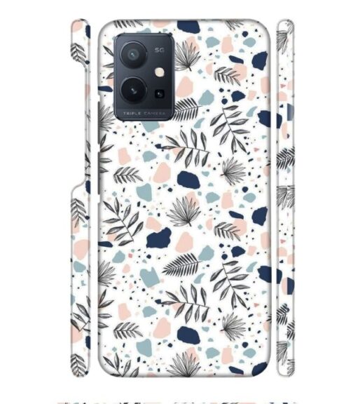 Neural color floral design Vivo Y75 (5G) Mobile Cover