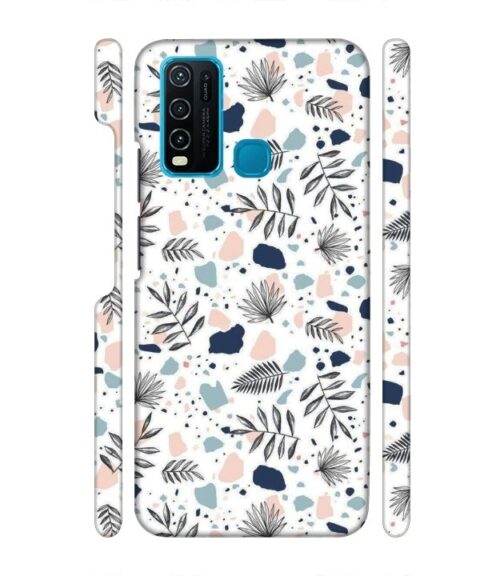 Neural color floral design Vivo Y30 Mobile Cover
