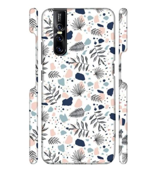 Neural color floral design Vivo V15 Pro Mobile Cover