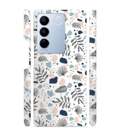 Neural color floral design Vivo V27 5G Mobile Cover