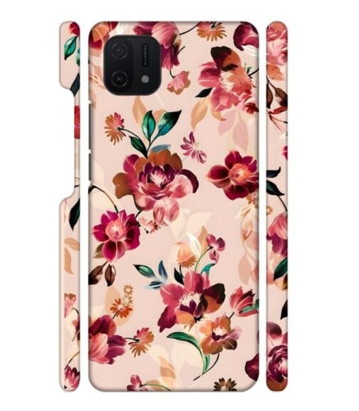 Multicolor Foral pattern Oppo A16 E Mobile Cover
