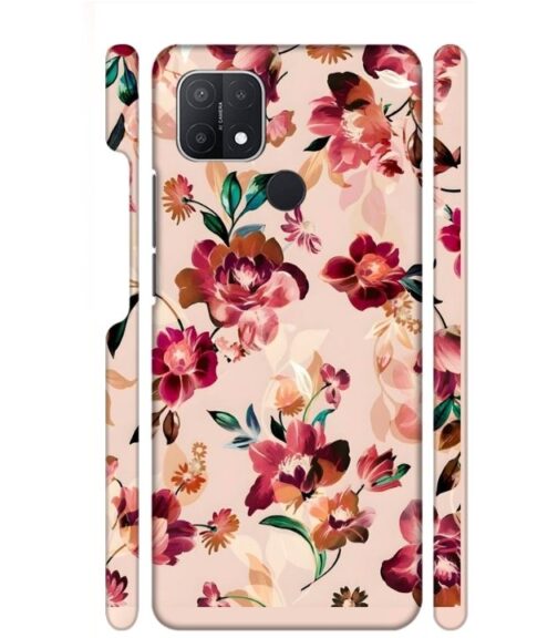 Multicolor Foral pattern Oppo A15 S Mobile Cover