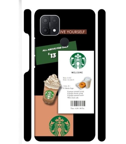 Starbuck background Oppo A15 S Mobile Cover