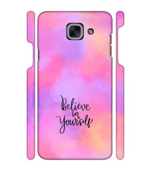 Colorfull background with text (Believe in youself) Samsung Galaxy J7 Max Mobile Cover