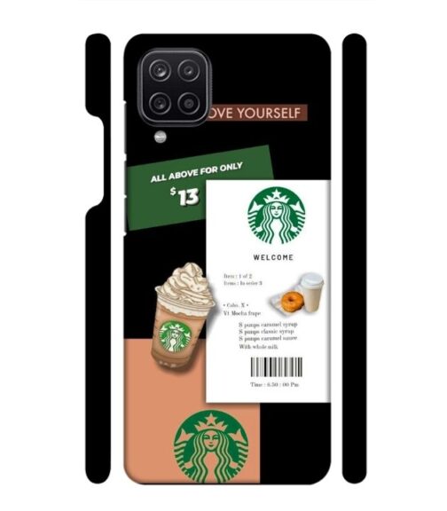 Starbuck background Samsung Galaxy A12 Mobile Cover