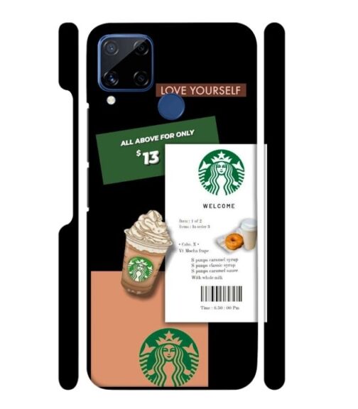 Starbuck background Realme C15 Mobile Cover