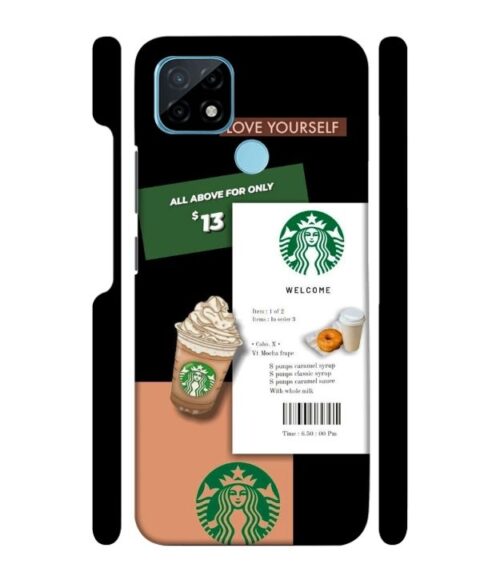 Starbuck background Realme C21 Mobile Cover