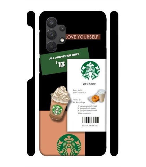 Starbuck background Samsung Galaxy A32 Mobile Cover