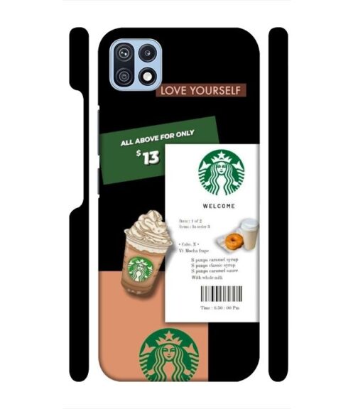 Starbuck background Samsung Galaxy F42 (5G) Mobile Cover