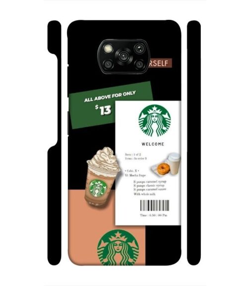 Starbuck background Poco X3 Mobile Cover