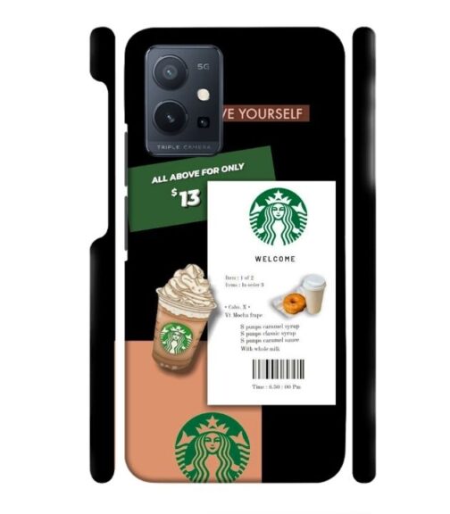Starbuck background Vivo Y75 (5G) Mobile Cover