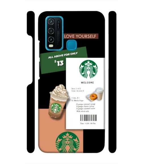 Starbuck background Vivo Y30 Mobile Cover