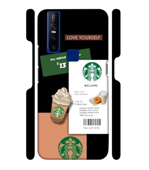 Starbuck background Vivo V15 Mobile Cover