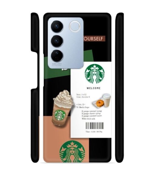 Starbuck background Vivo V27 5G Mobile Cover
