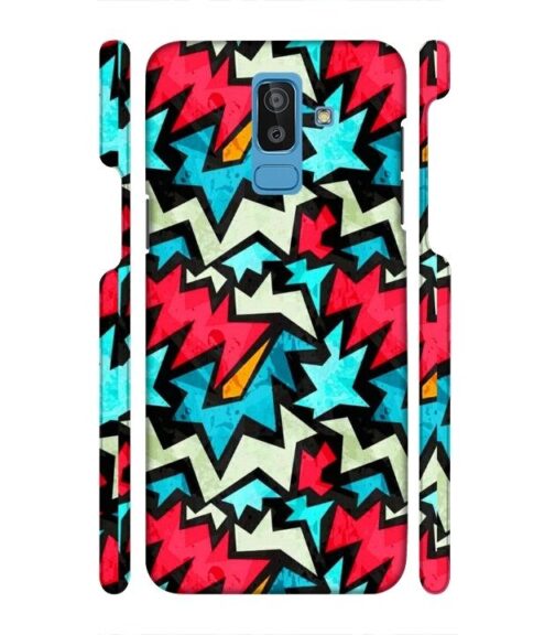Colorfull background Samsung Galaxy J8 Mobile Cover