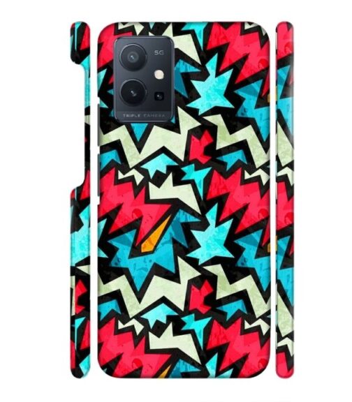 Colorfull background Vivo Y75 (5G) Mobile Cover