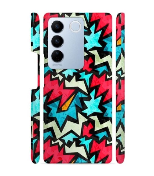 Colorfull background Vivo V27 5G Mobile Cover