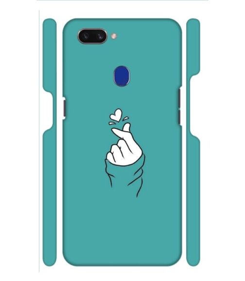 Blue Turquoise Abstract Oppo F9 Pro Mobile Cover