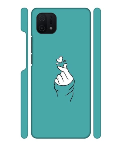 Blue Turquoise Abstract Oppo A16 E Mobile Cover