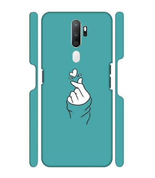 Blue Turquoise Abstract Oppo A9 (2020) Mobile Cover