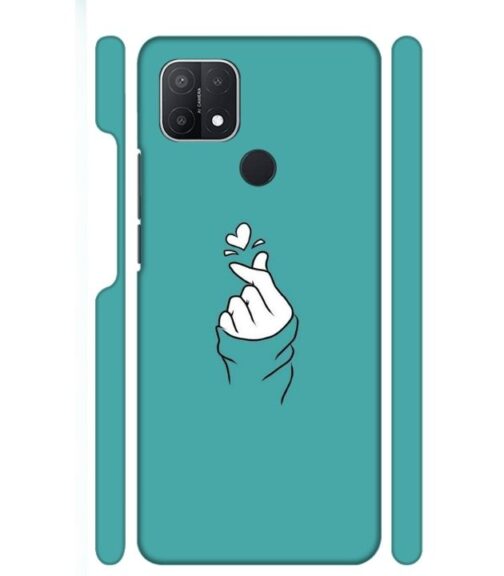 Blue Turquoise Abstract Oppo A15 S Mobile Cover