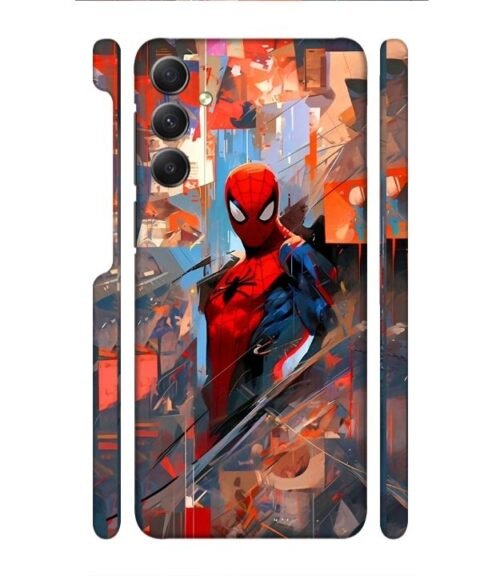 Spiderman graphics with mirror effect Samsung Galaxy A54 5G Mobile Cover